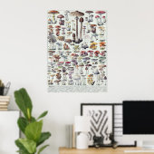 Poster Champignons (Bureau à domicile)