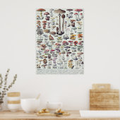 Poster Champignons (Cuisine)