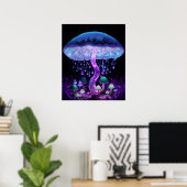 Poster Champignons (Bureau à domicile)