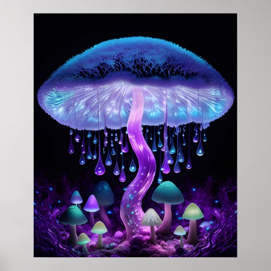 Poster Champignons (Devant)