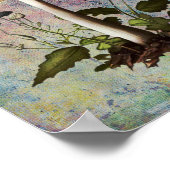 Poster Champignons, Champignons Vintages numériques (Coin)