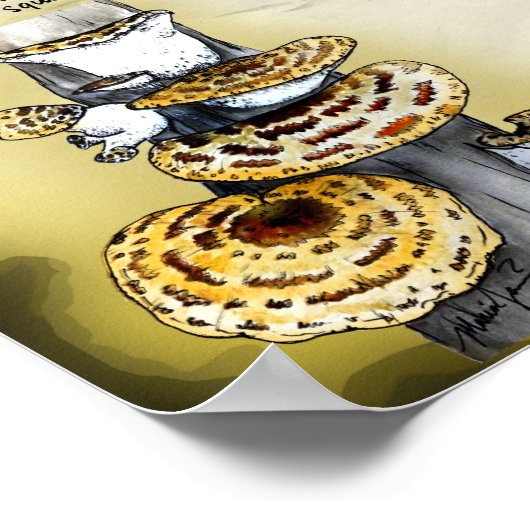 Poster Champignons (comestible et médicinal) (Coin)