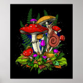 Poster Champignons de champignons magiques (Devant)