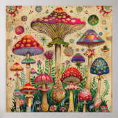 Poster Champignons de contes Fairytale (Devant)