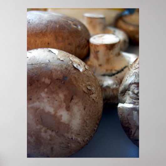 Poster Champignons de Crimini (Devant)