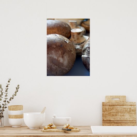 Poster Champignons de Crimini (Cuisine)