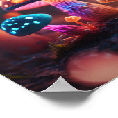 Poster Champignons de danse (Coin)