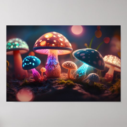 Poster Champignons de danse (Devant)
