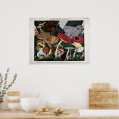 Poster Champignons des champignons (Cuisine)