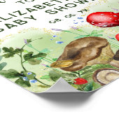 Poster Champignons des forêts de bois Ferroirs Script Bie (Coin)