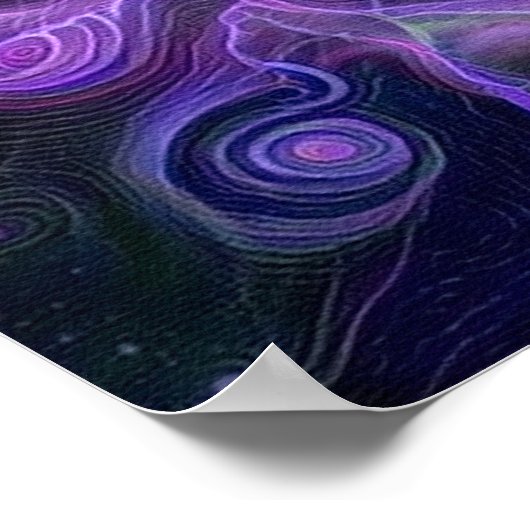 Poster Champignons hélucinogènes (Coin)