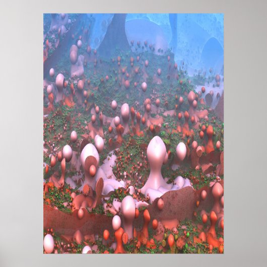 Poster Champignons magiques (Devant)