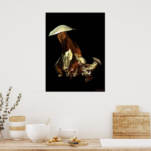 Poster Champignons magiques (Cuisine)