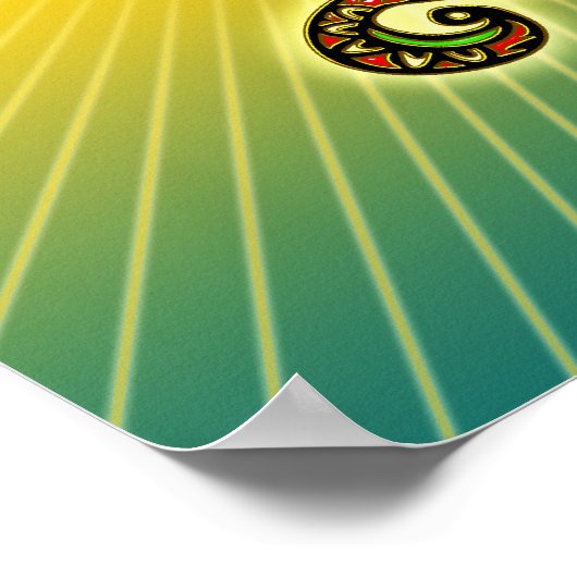 Poster Champignons magiques - psychédélique (Coin)