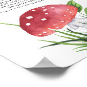 Poster Champignons Mon eau a cassé le jeu (Coin)