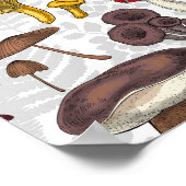 Poster Champignons sauvages (Coin)
