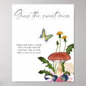 Poster champignons sauvages Devinez le jeu du gâteau (Devant)