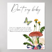 Poster Champignons sauvages N'appelez pas bébé  (Devant)