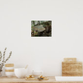 Poster Champignons Sur L'Arbre Morte Stump Nature (Cuisine)
