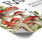 Poster Champignons Whimsical Champignons Chute Chauffage  (Coin)