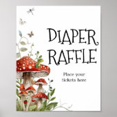 Poster Champignons Whimsical Champignons Chute Chauffage  (Devant)