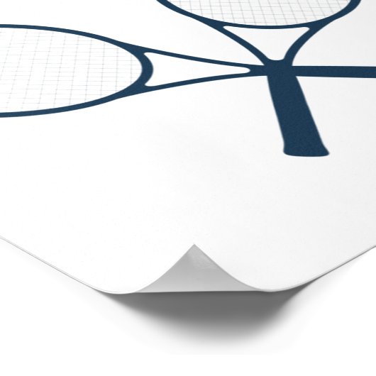 Poster Champion de Badminton I Racket I Shuttle I Badmint (Coin)