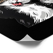 Poster Champion de boxe de chats Funny Cute Kitten Fighte (Coin)