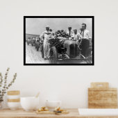 Poster Champion de course automobile 1925 (Cuisine)