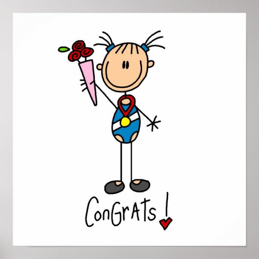 Poster Champion de gymnaste (Devant)