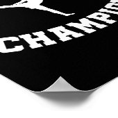 Poster Champion de kickboxing (Coin)