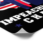 Poster Champion de l'impeachment consécutif danse drôle d (Coin)