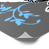 Poster champion de pong de bière royal crest (Coin)