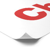 Poster Champion des ciseaux de papier rock (Coin)