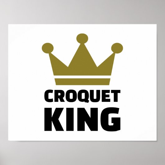 Poster Champion du Croquet (Devant)