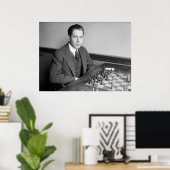 Poster Champion du monde d'échecs, 1915 (Bureau à domicile)