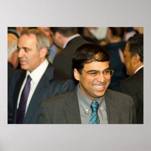 Poster Champion du monde des échecs Vishy Anand (Devant)