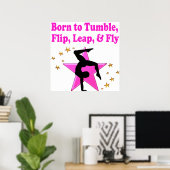 POSTER CHAMPION GYMNAST (Bureau à domicile)