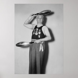 Poster Champion Swinger, années 1930