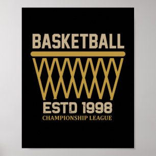 Poster Championnat de basket-ball Estd 1998