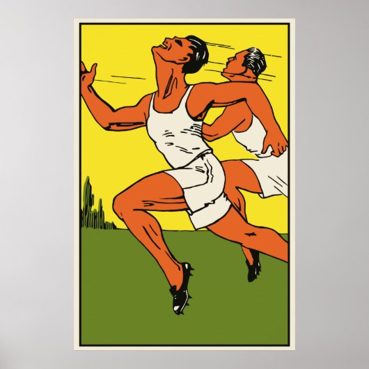 Poster Championnat de course de piste rétros et (Devant)