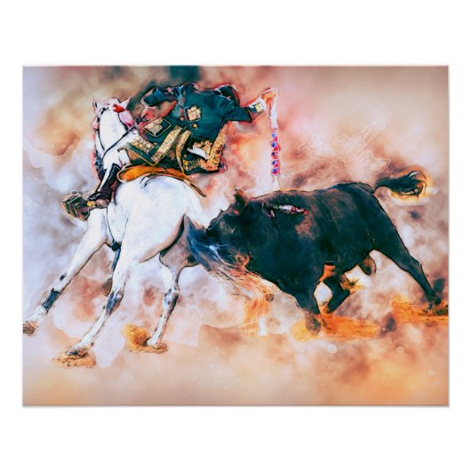 Poster Championnat d'Espagne vintage (Devant)