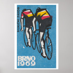 Poster Championnat du Monde de Cyclisme sur Piste Brno 19