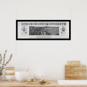 Poster Champions de baseball Chicago Cubs Photo 1907 (Cuisine)