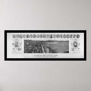 Poster Champions de baseball Chicago Cubs Photo 1907