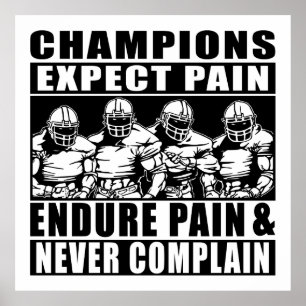 Poster Champions de football