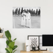 Poster Champions de tennis féminin, 1913 (Bureau à domicile)