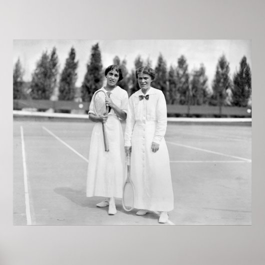 Poster Champions de tennis féminin, 1913 (Devant)
