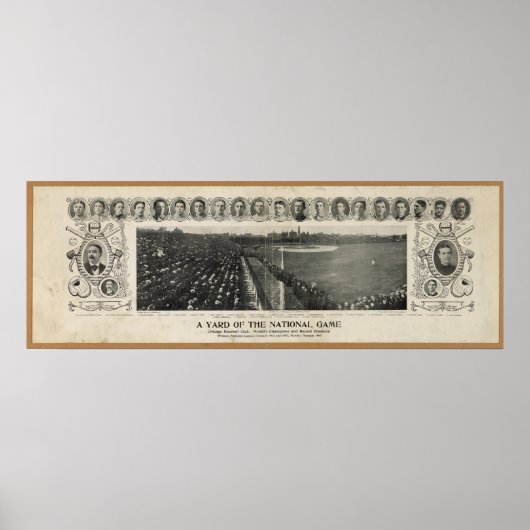 Poster Champions du monde des Cubs de Chicago et briseurs (Devant)