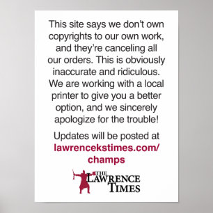 Poster Champions en effet