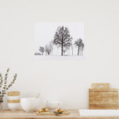 Poster Champs autour de Scalenghe | Piémont, Italie (Cuisine)